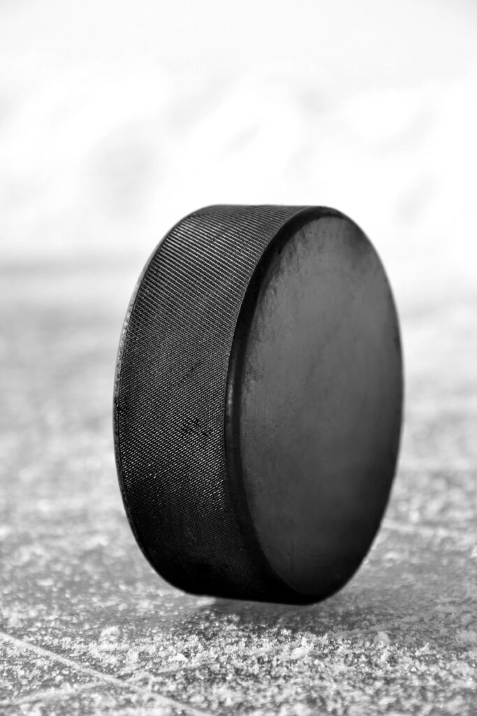 what is a puck made of