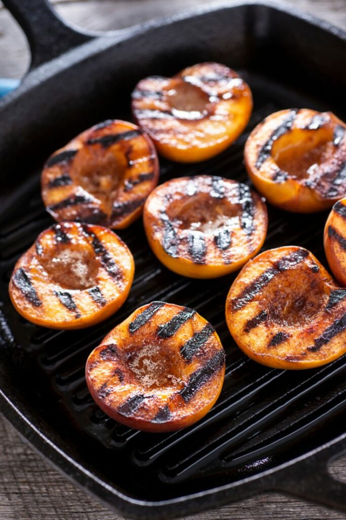 grilled peaches