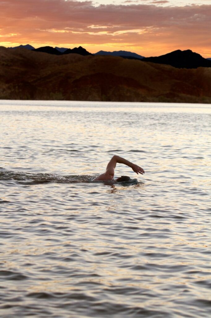 open water swimming